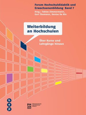 cover image of Weiterbildung an Hochschulen